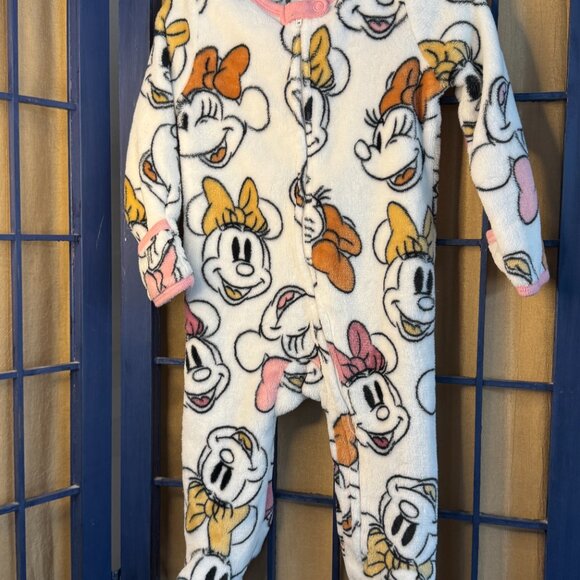 Disney Baby Minnie Mouse Fleece Sleepers – Set of 2 (6–9 Months) - Picture 5 of 8